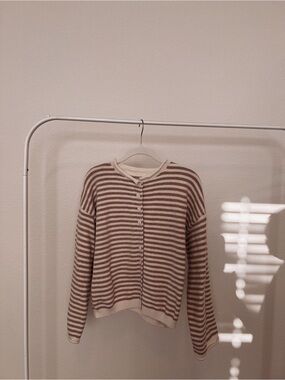 Striped cardigan